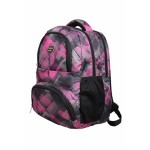 Aqsa ASB47S Designer School Bag (Grey Pink Print)